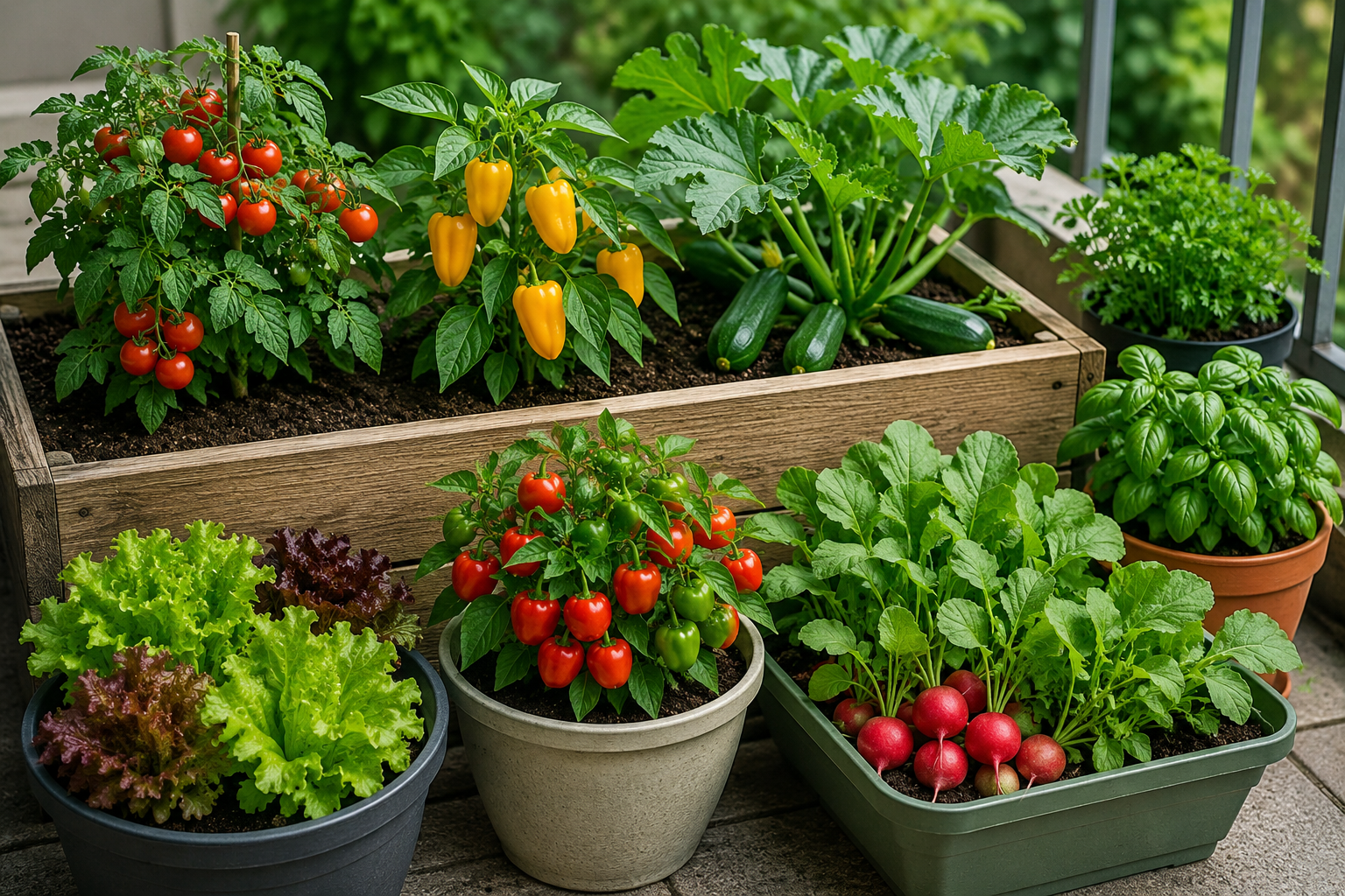 Kompakte Gemüsesorten auf kleiner Gartenfläche