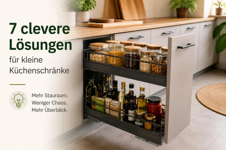 7 clevere Lösungen für kleine Küchenschränke